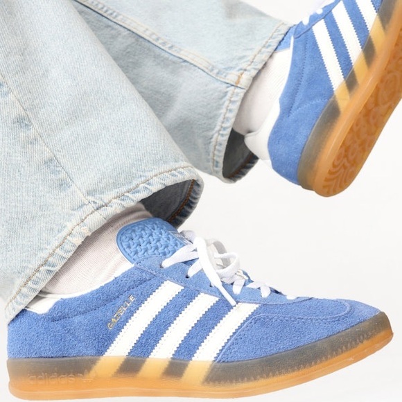 ADIDAS GAZELLE W BLUE - Picture 1 of 7